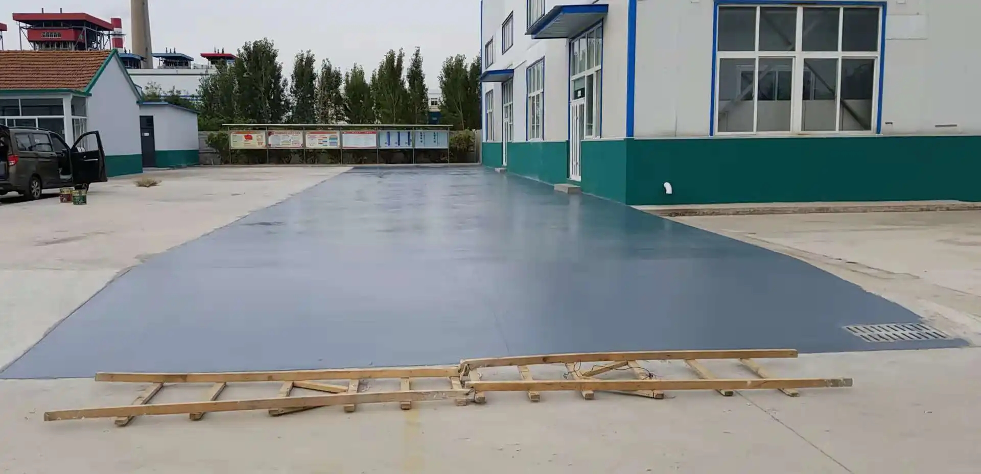 永川车间厂房地坪漆修补翻新